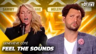 Amazing GOLDEN BUZZER - Geneviève Côté awes the judges - France's Got talent