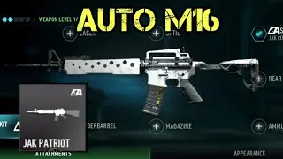 New Auto M16 JAK PATRIOT Conversion Kit Gameplay in Warzone Mobile