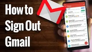 How to Sign Out from Gmail On Android Phone | Logout gmail Android Mobile | 2021