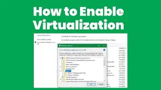 How to Enable Virtualization in Windows 11/10