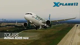 X-Plane 12 Live | Toliss Airbus A320neo | KTUL- KAUS