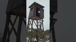 Охотник пришел в этот лабаз для охоты, но там уже занято