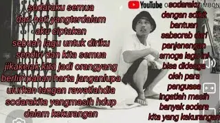 lagu buat para penguasa ingatlah ulurkan tangan rawatlah dia jangan kau anggap binatang kota