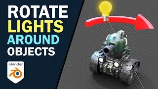 Rotating Lights Around an Object - Blender 3