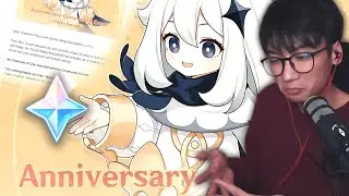 Tuonto reacts to GENSHIN ANNIVERSARY EVENT rewards