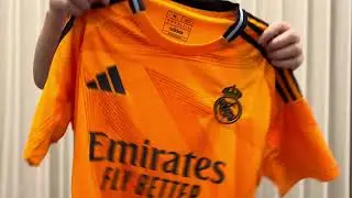 Real Madrid Away Jersey 24/25 UNBOXING + REVIEW from jereysfcsoccershop.com