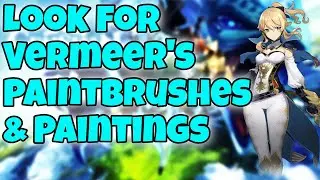 Look for Vermeer's Paint Brushes and Paints