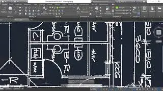 AutoCad 2017: Converting sketches (PDF) in to professional CAD (PDF)