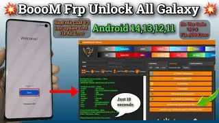 💥Unlock Frp BooM💥All Samsung Frp Bypass Fix ADB / No Code *#0*# Frp Unlock Android 11,12,13,14-2024