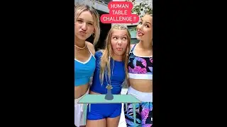 HUMAN TABLE CHALLENGE!🪑