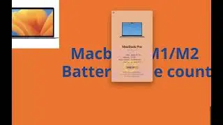 How to check battery lifecycle of mac m1/m2