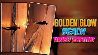 Golden Glow Beach Video Editing | Instagram Trending Video Editing | Capcut Video Editor Tamil