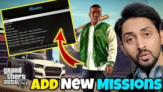 HOW TO ADD NEW MISSIONS IN GTA 5 | GTA 5 MODS 2024 | HINDI/URDU | THE NOOB