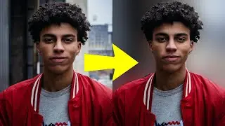 How to blur background using GIMP