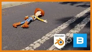 😲 Most REALISTIC AND EASY Asphalt you'ill ever see on Blender (Quixel Bridge + Blender 3.0+)