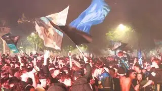 L'Atalanta trionfa in Europa League, a Bergamo esplode la festa