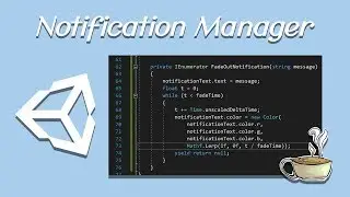 How To Make A Simple Notification Manager - Unity Tutorial
