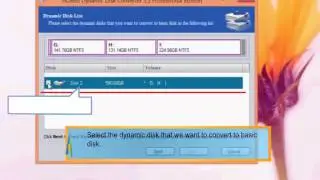 convert disk from dynamic to basic with partition tool
