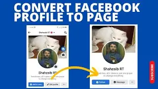 How To Convert Facebook Profile To Page 2022 | How To Link Facebook Profile To Facebook Page