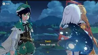 Venti explains the windbloom festival. ( Genshin Impact )