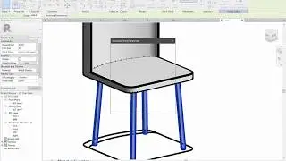 Revit 2020 Insert AutoCAD 2D and Create Revit 3D Family with Material Parameters