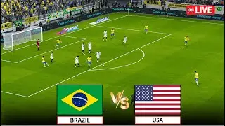 🔴AO VIVO: BRASIL x ESTADOS UNIDOS I I Efootball Pes 2021 GAMEPLAY