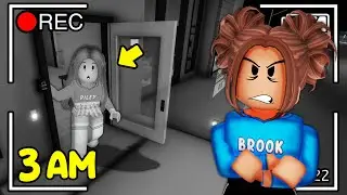 I Caught My SISTER SNEAKING OUT At 3AM In Roblox Snapchat!