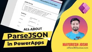 ParseJSON function in PowerApps