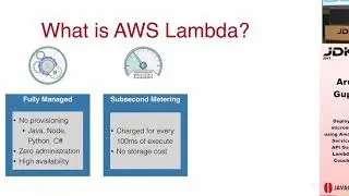 JDK IO 2017 - Arun Gupta - Deploy your microservice using AWS S3, API Gateway, Lambda and Couchbase