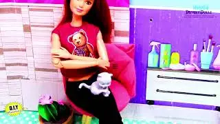 DIY: SILLA PARA BARBIE Estilo Gatito 😽