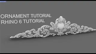 Rhino 3d tutorial - Pediment Ornament modeling