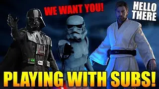 DOUBLE XP! Star Wars Battlefront 2 Playing With Subs LIVE!