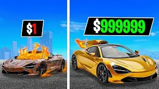 $1 to $1,000,000 McLaren in GTA!