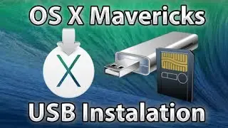 Clean Install Mac OS X Mavericks (USB Flash Boot Disk Drive Installation)