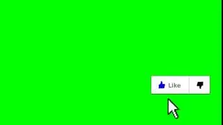 Youtube Like overlay - GreenScreen