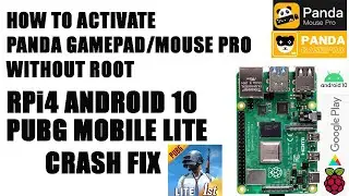 Raspberry Pi 4: How to Activate Panda Gamepad/Mouse Pro Without Root