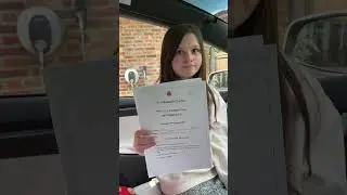 She got her exam results 🙏🏼 