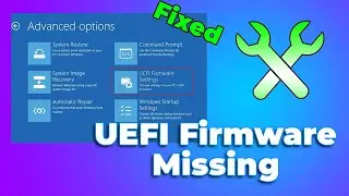 UEFI Firmware Settings Missing on Windows 11/10 (2024) (Full Guide)✅