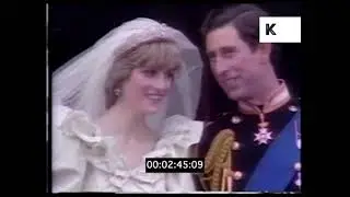 1981 Prince Charles and Princess Diana Wedding, UK Royalty