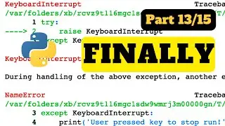 Finally | Python Tutorial