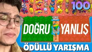 100 KİŞİ İLE %100 İMKANSIZ BİLGİ YARIŞMASI - BRAWL STARS