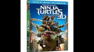 Teenage Mutant Ninja Turtles 2014 Blu-ray menu walkthrough