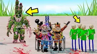 CORRUPTED SPRINGTRAP PODE SALVAR os ANIMTRONICS DO Baldi's Basics? | GTA V Five Nights at Freddy's