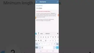 how to add a username in telegram 