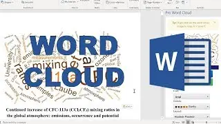 How to make a word cloud in microsoft word