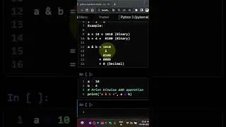 bitwise operator AND python tamil #python #shorts