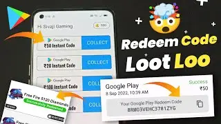 100% FREE Google REDEEM CODE, google play gift card codes, How to get free redeem code for playstore