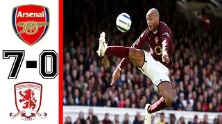 Arsenal vs Middlesburg 7-0 |  Gоals & Hіghlіghts | Premier League 2005