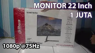 Unboxing Dahua LM22-B200S Series | LED Monitor PC 22inch Harga 1 Juta!