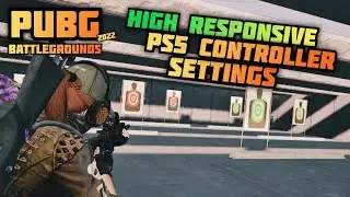 PUBG Controller Settings PS5 [60FPS] Fast AIM